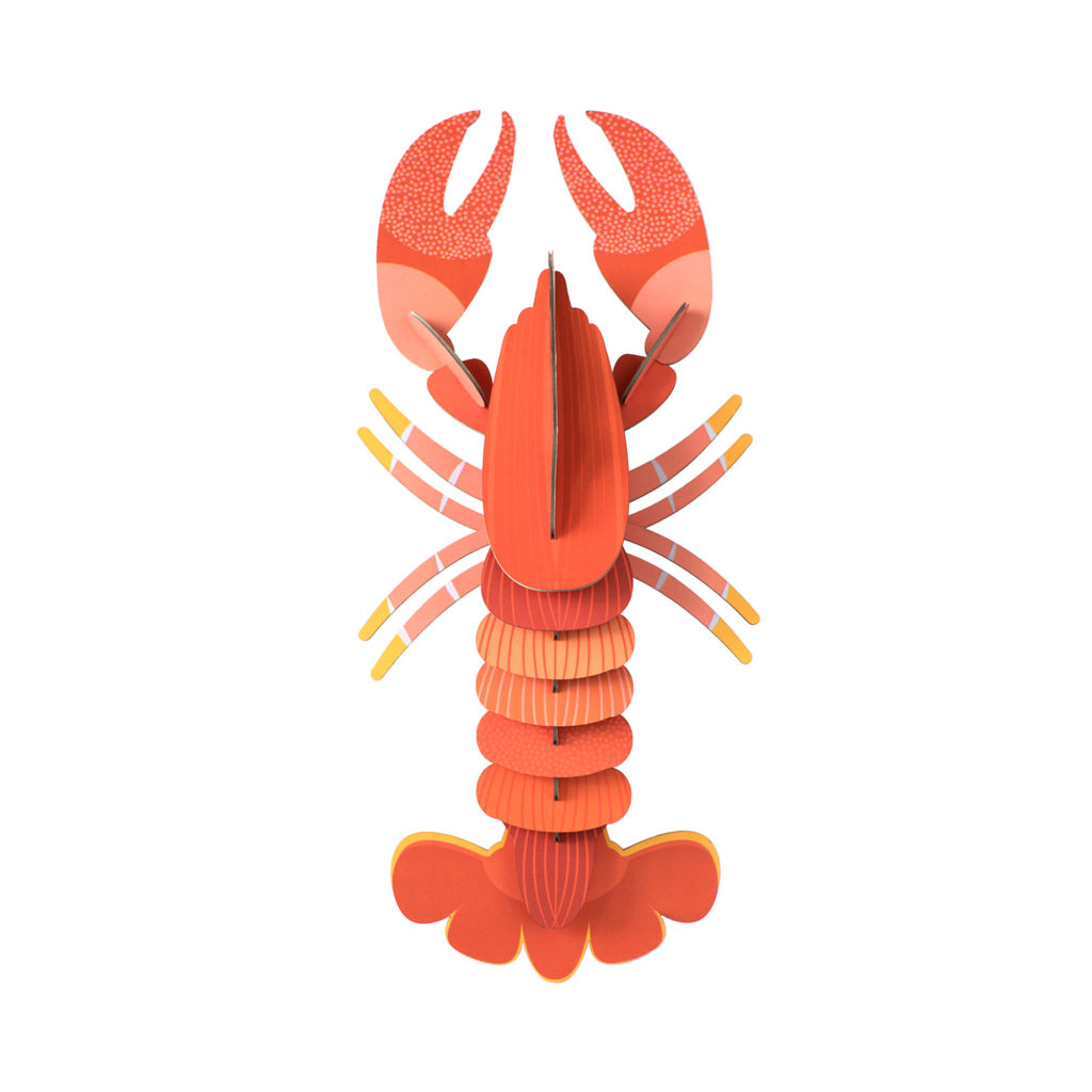 homard rouge mural