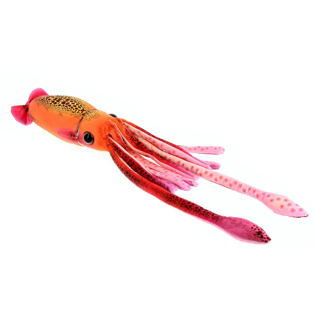 Peluche calamar orange