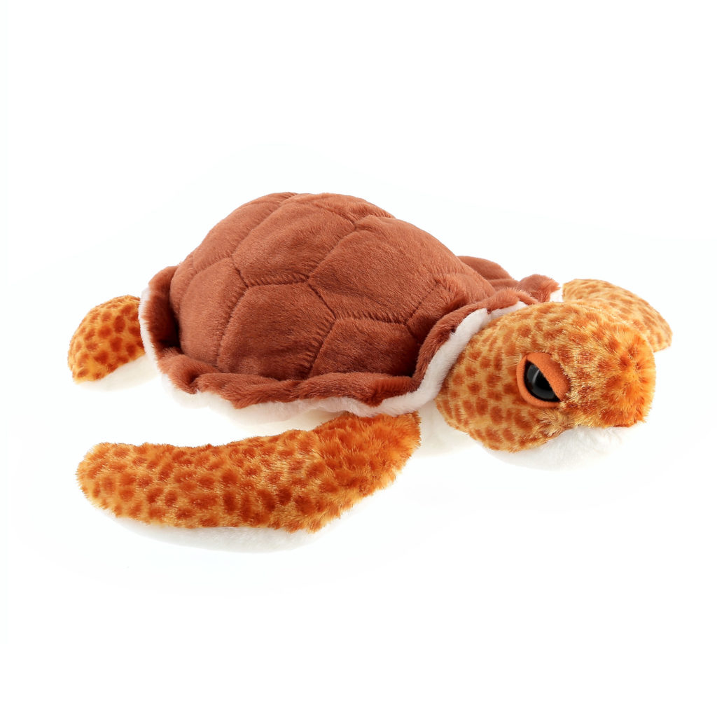 Peluche tortue orange
