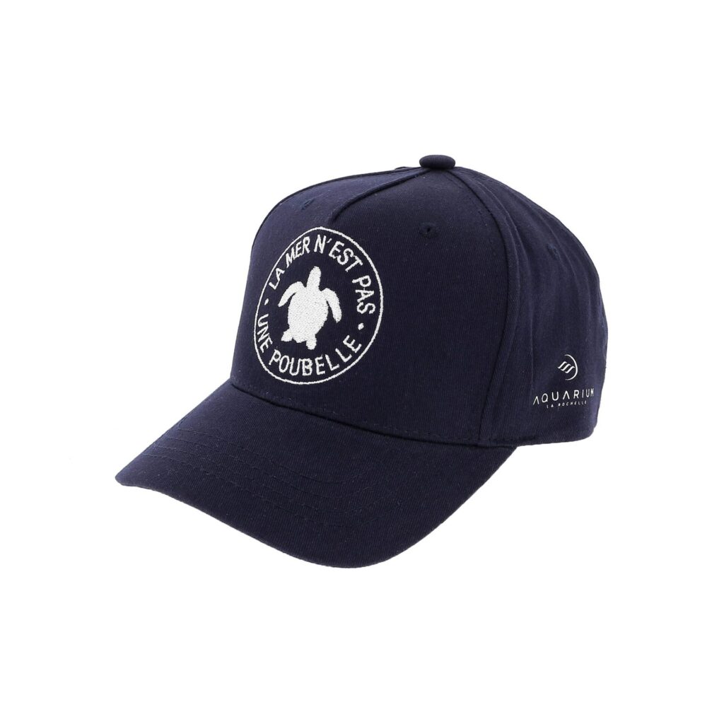 Casquette La Mer n'est pas une poubelle