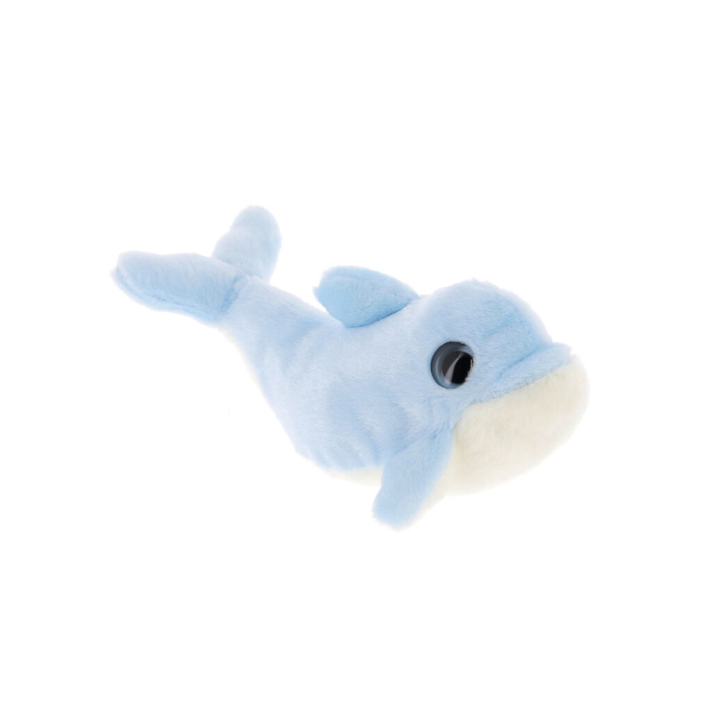 Peluche dauphin bleu
