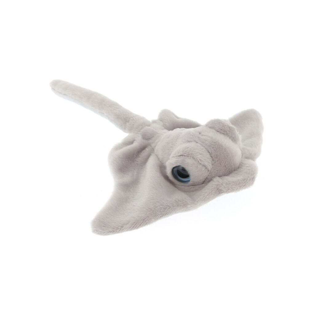 Peluche raie grise