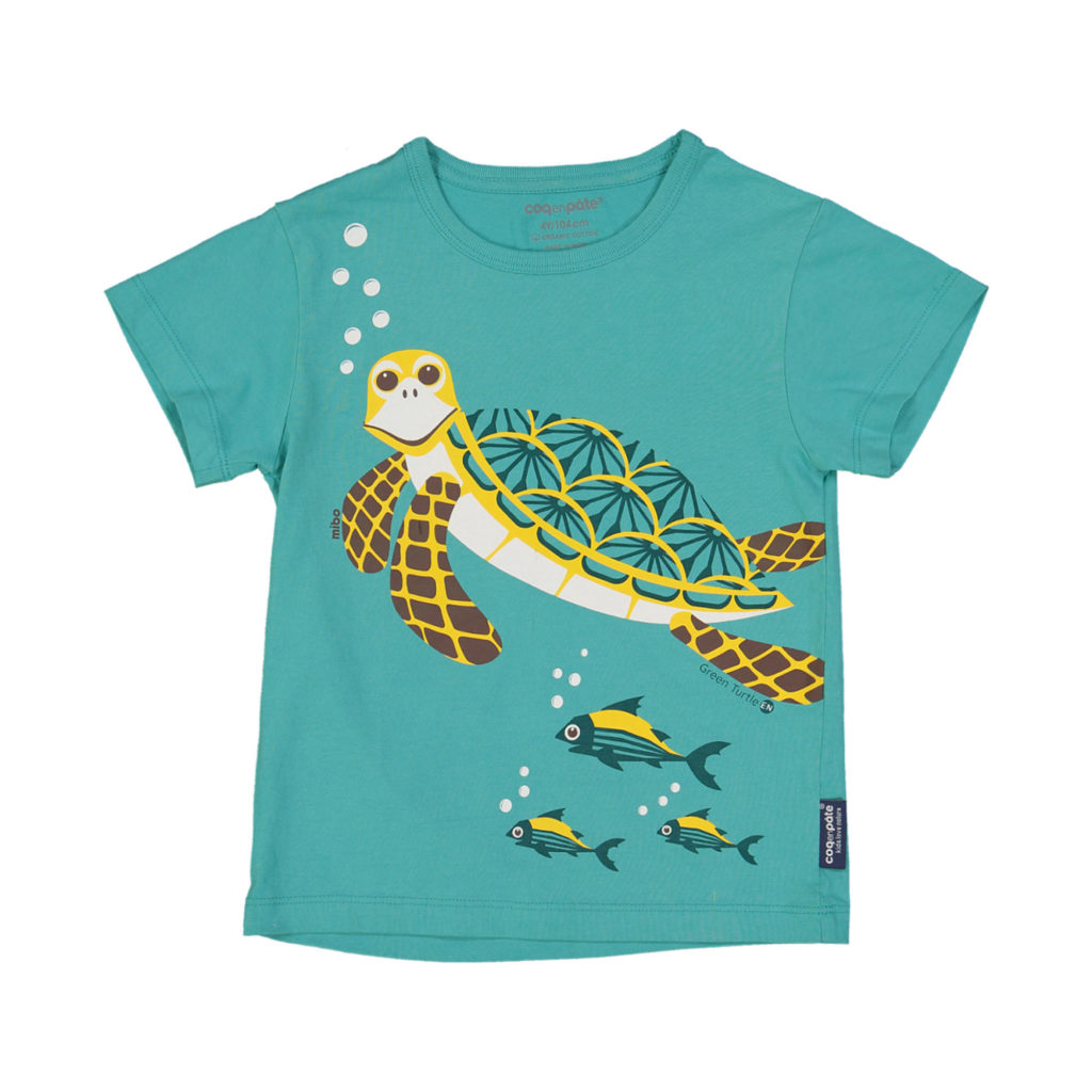 T-shirt tortue pour enfant