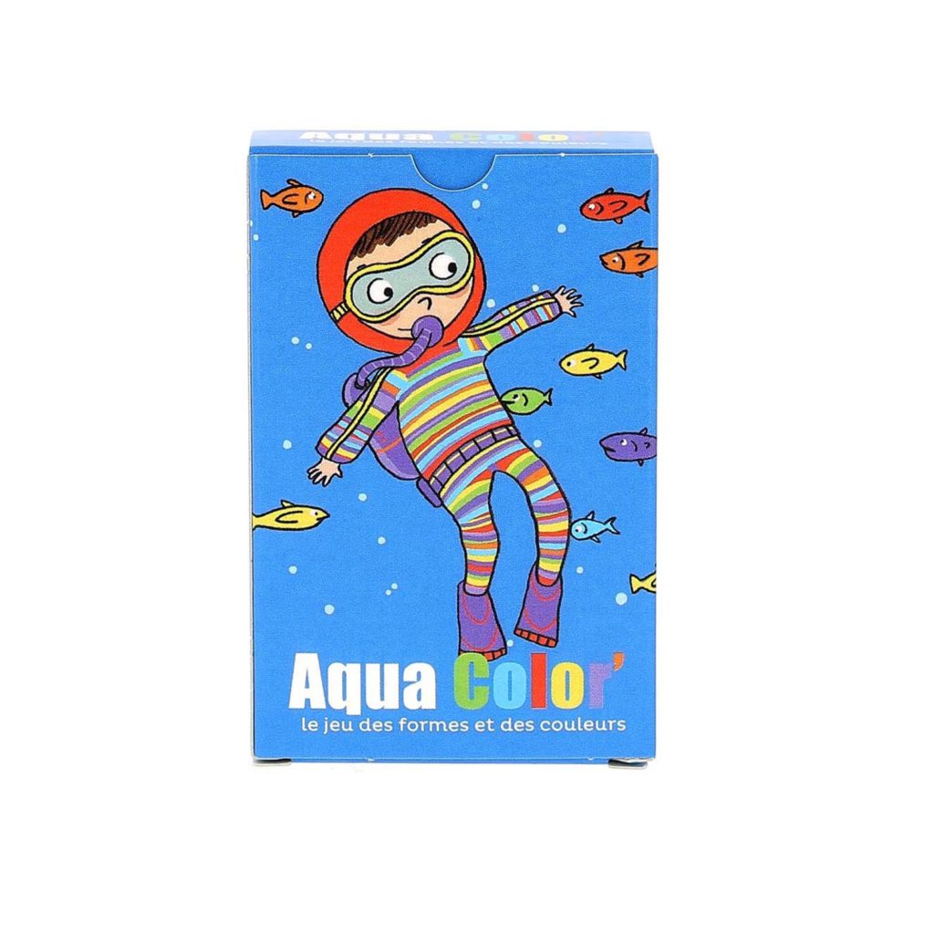 Jeu de cartes aquacolor