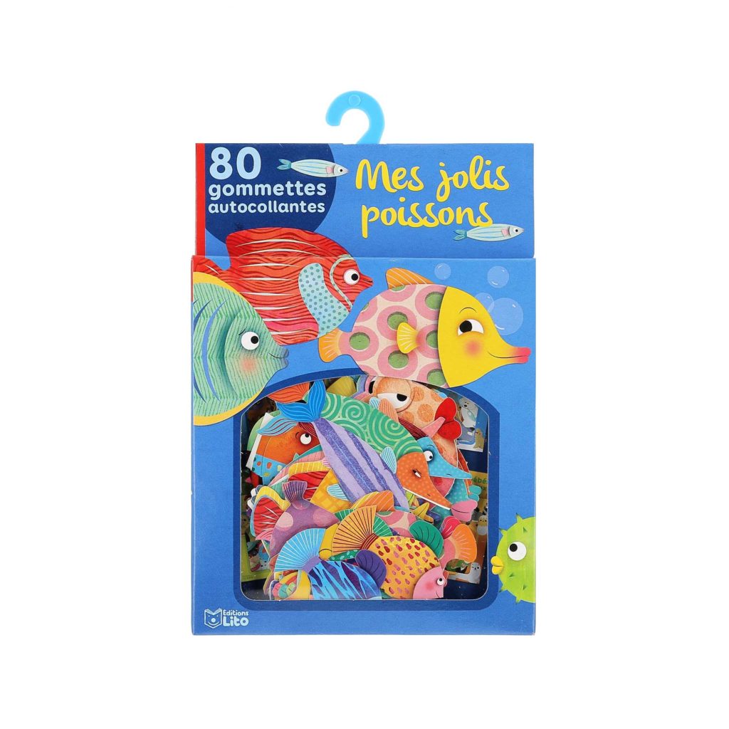 80 gommettes mes jolis poissons