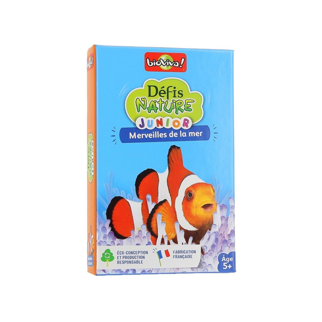 Jeu cartes Défi nature junior merveilles de la mer