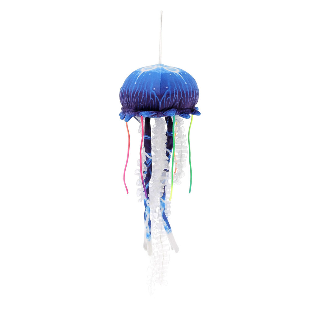 Peluche méduse bleue