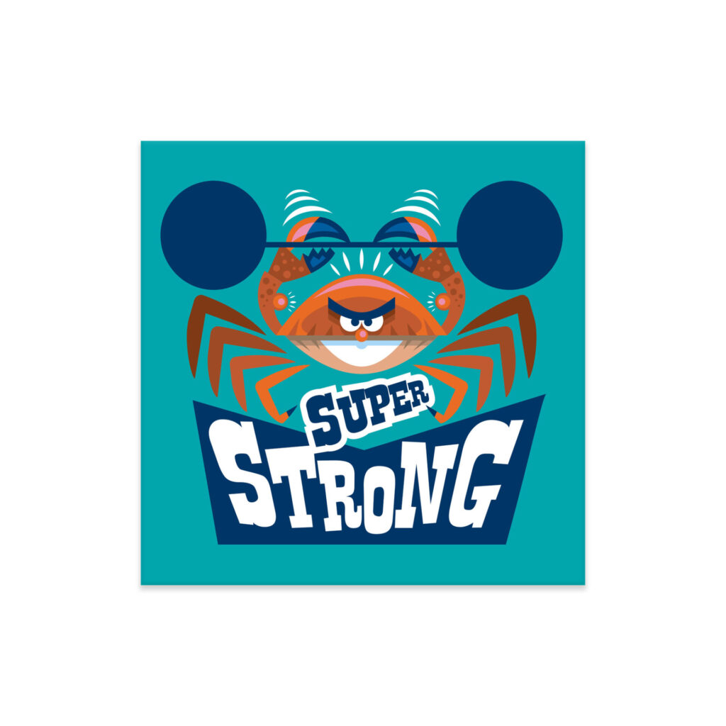Magnet L.O.L. Super strong crabe