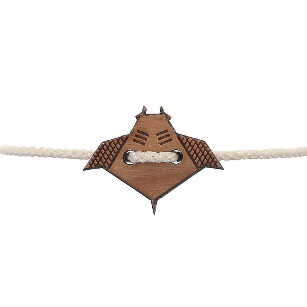 Bracelet bois raie manta collection Sauvage
