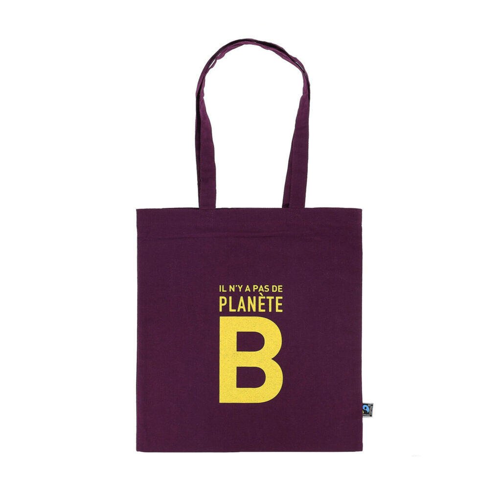 Sac tote bag coton certifié Fairtrade