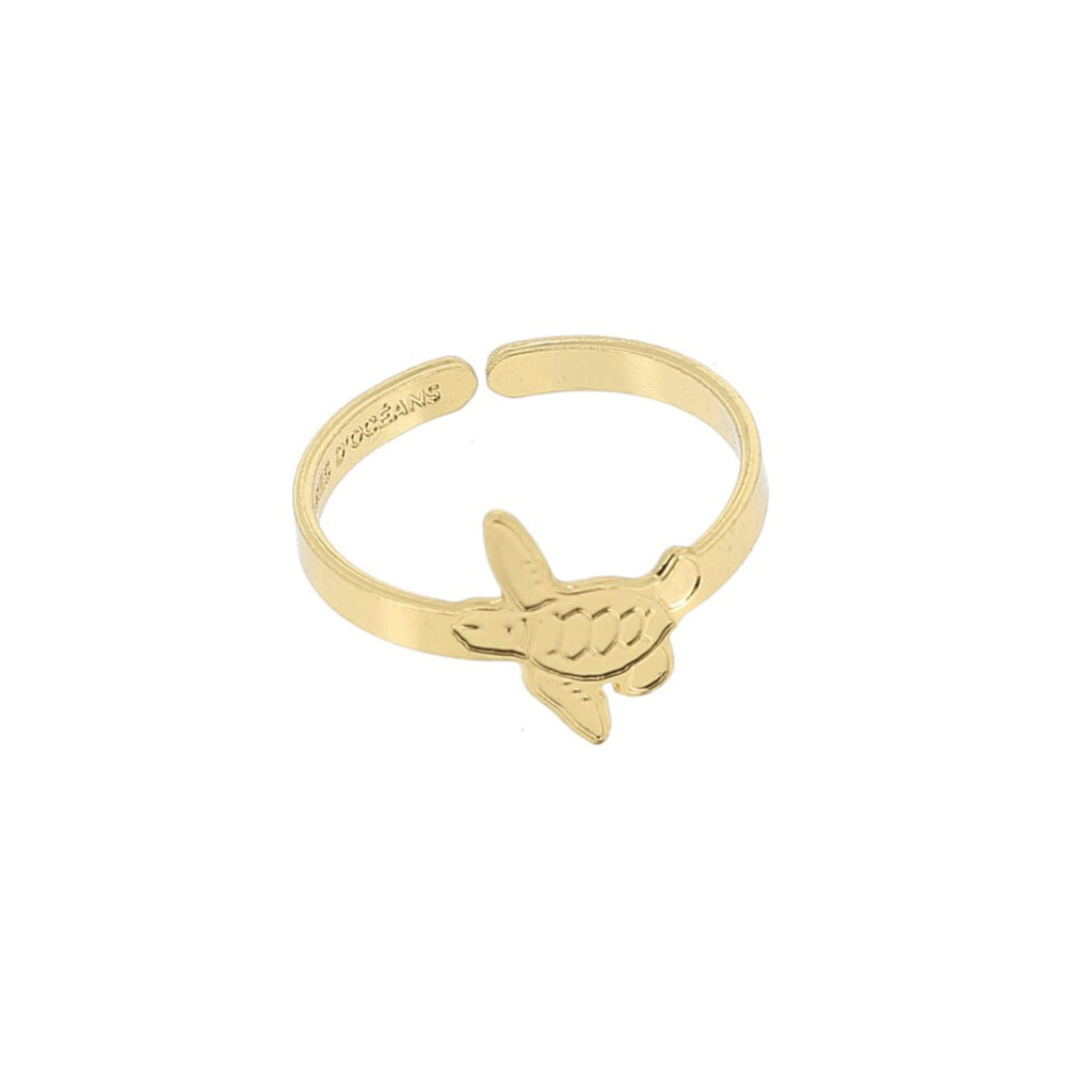 Bague réglable tortue Arribada