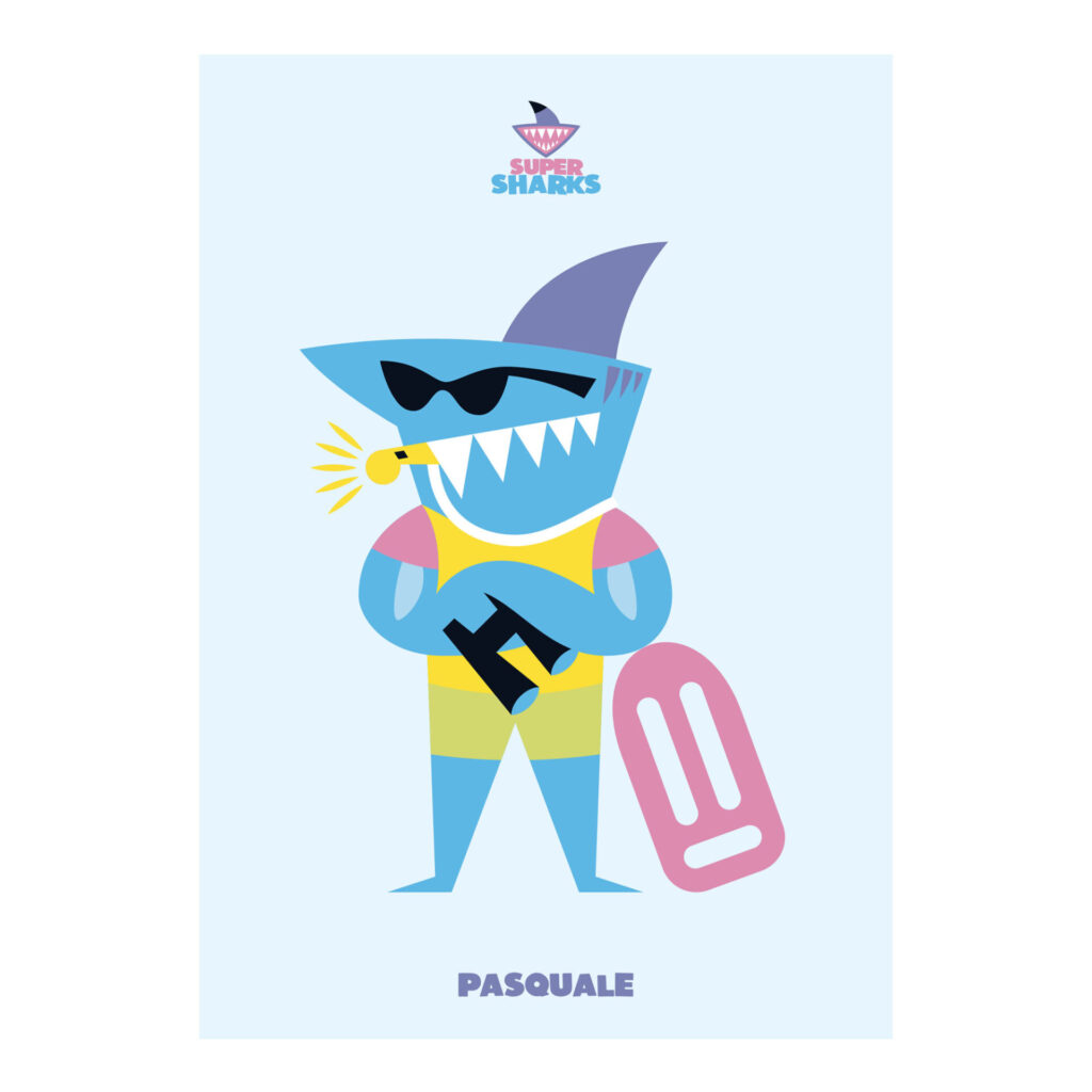 Carte A5 Pasquale Super Sharks