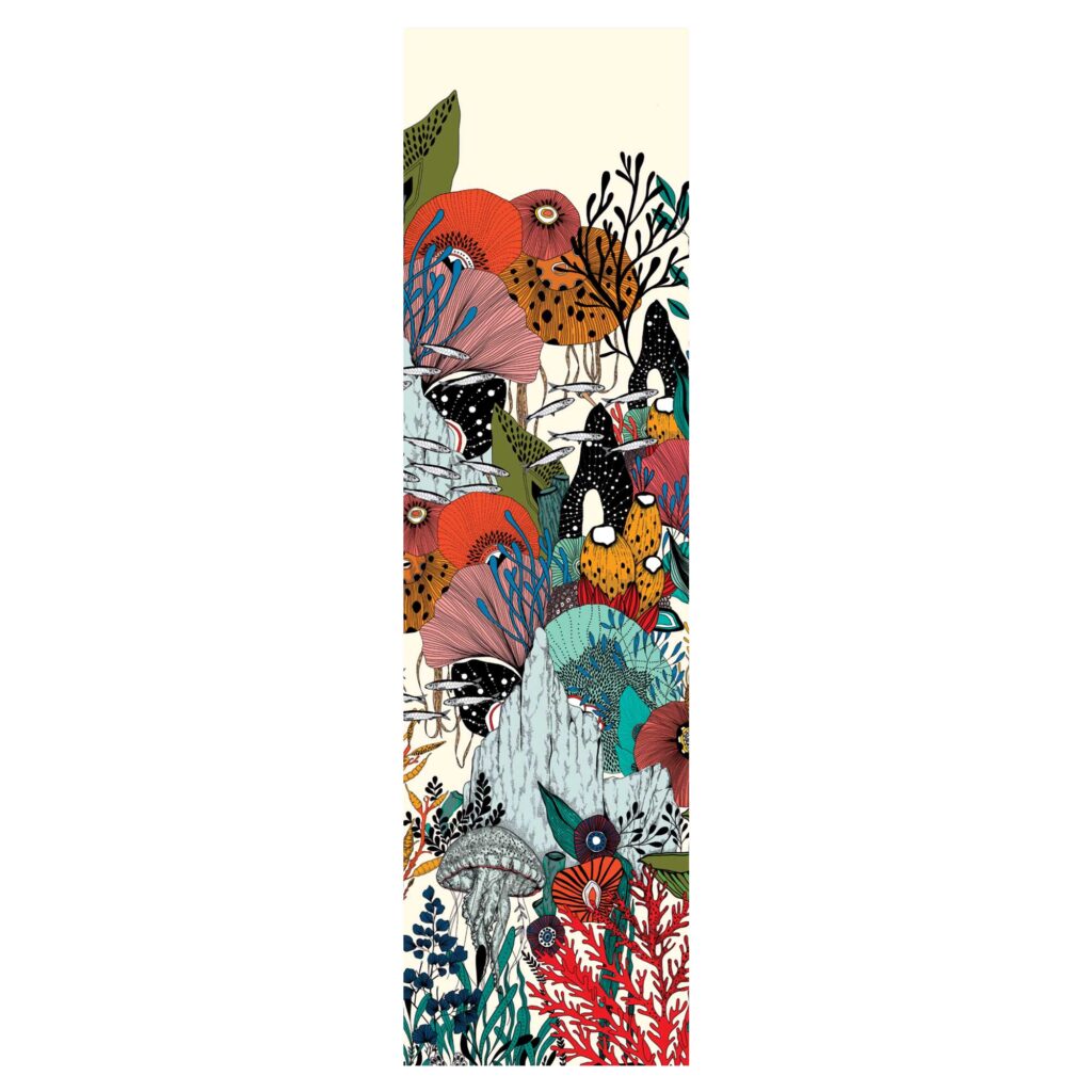 Marque-page Fresque sous-marine