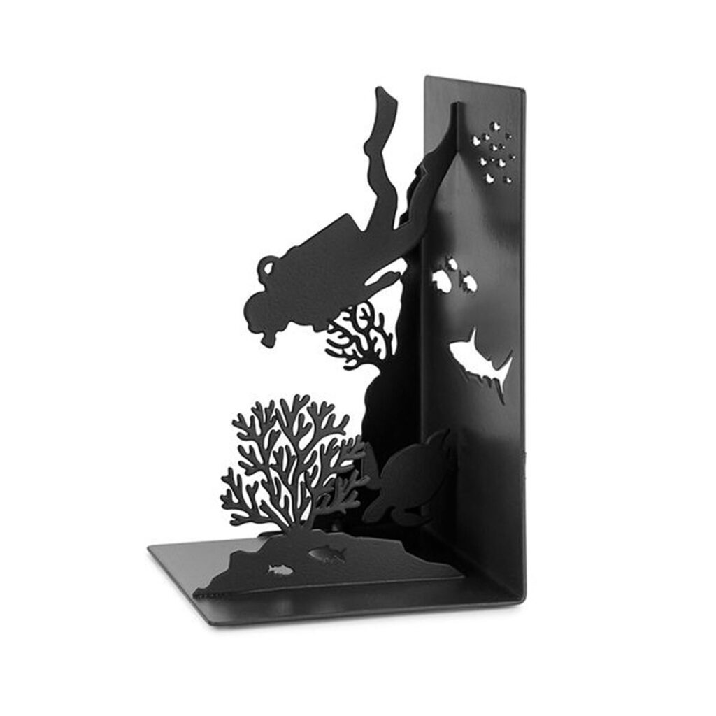 Serre livres métal plongeur