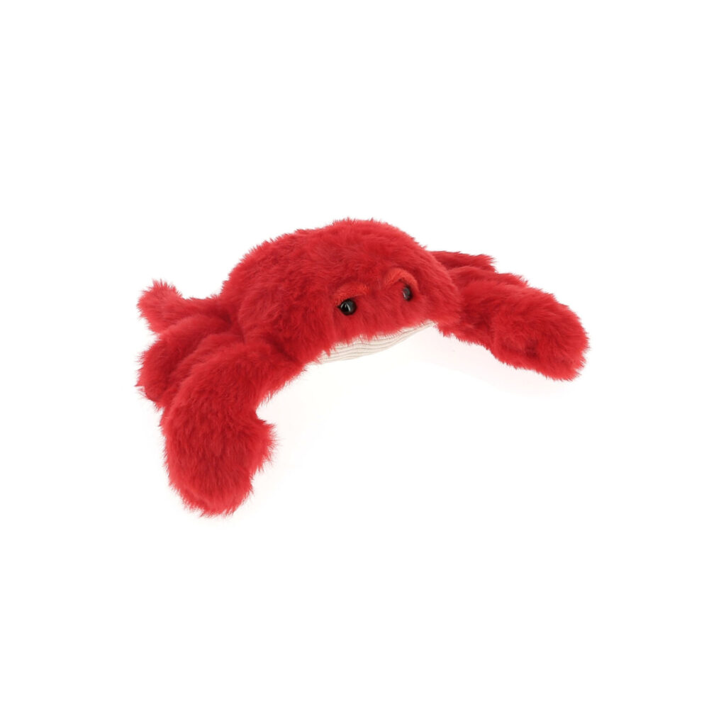 Peluche crabe rouge