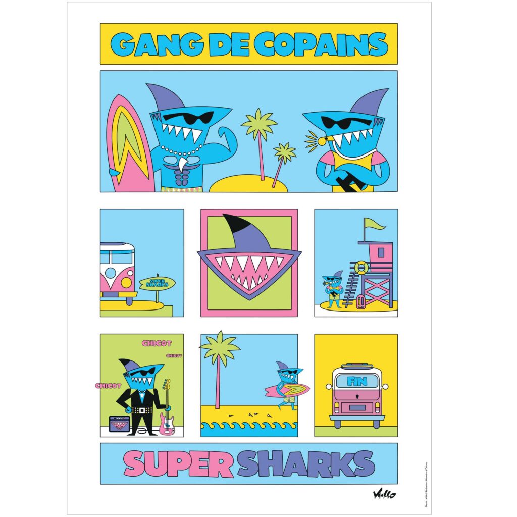 Affiche Super Sharks