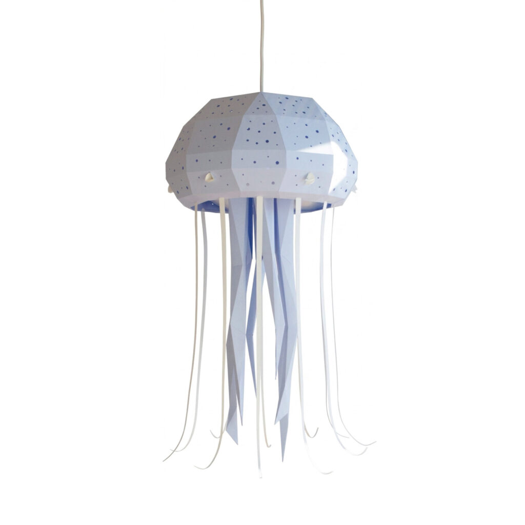 Lampe papier méduse